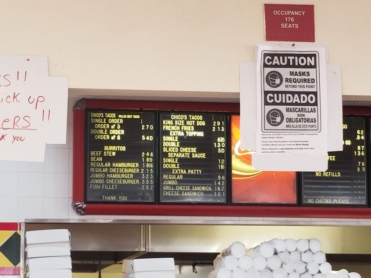 Menu Chico's Tacos-6